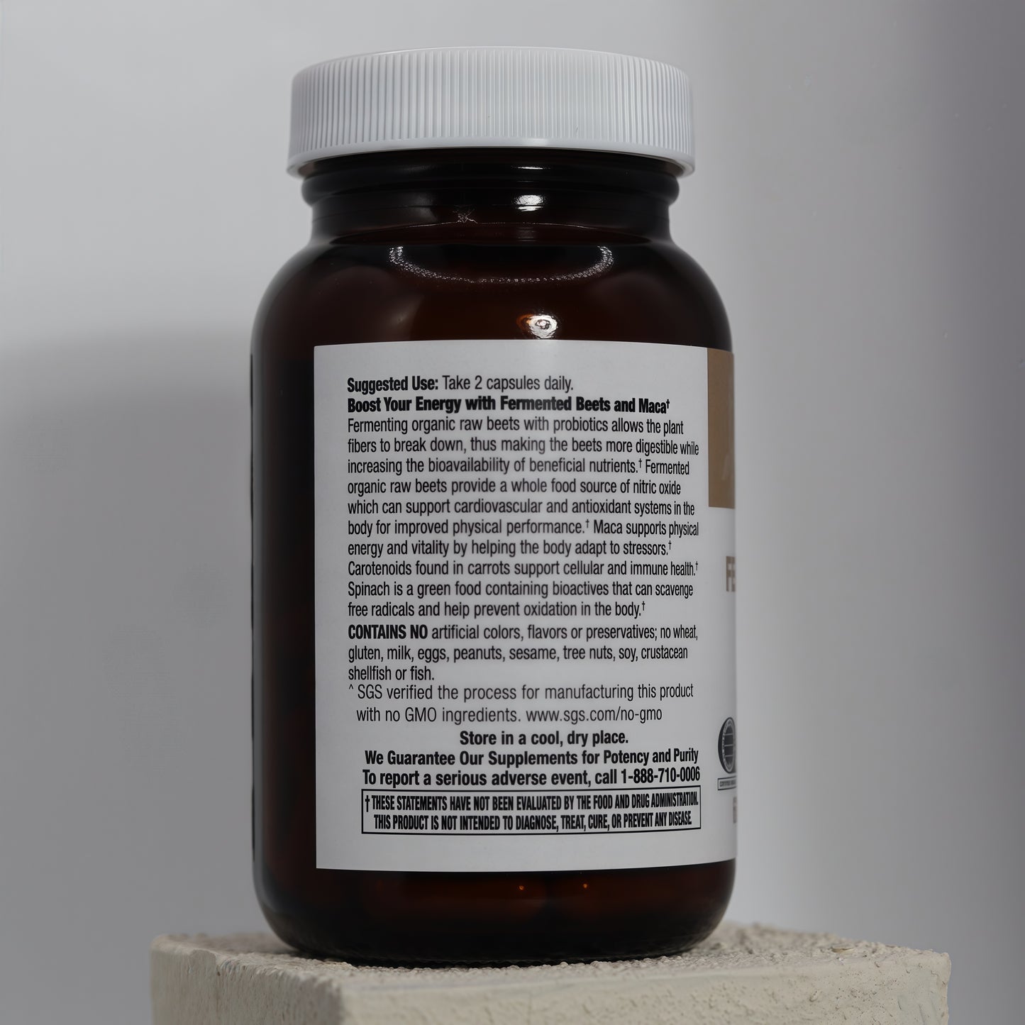 PRSPR Wellness Fermented Beet & Maca – Premium Organic Beet Root & Maca Root Supplement for Energy, Stamina & Brain Function – 60 Day Supply