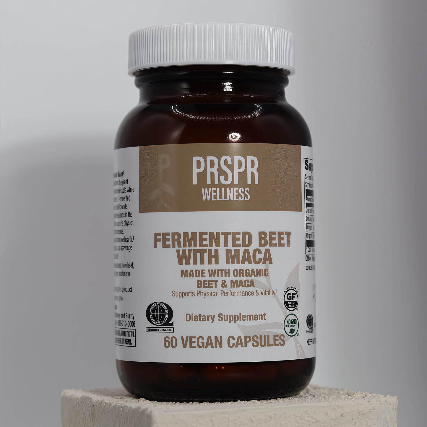 PRSPR Wellness Fermented Beet & Maca – Premium Organic Beet Root & Maca Root Supplement for Energy, Stamina & Brain Function – 60 Day Supply
