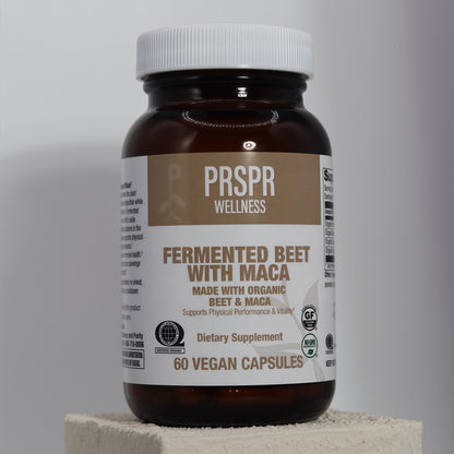 PRSPR Wellness Fermented Beet & Maca – Premium Organic Beet Root & Maca Root Supplement for Energy, Stamina & Brain Function – 60 Day Supply